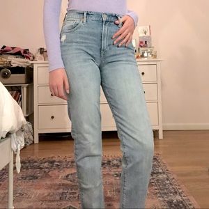 Gap high-waisted girlfriend jeans